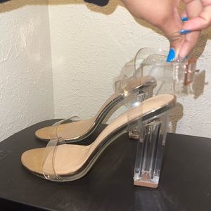 Clear Strap Heels